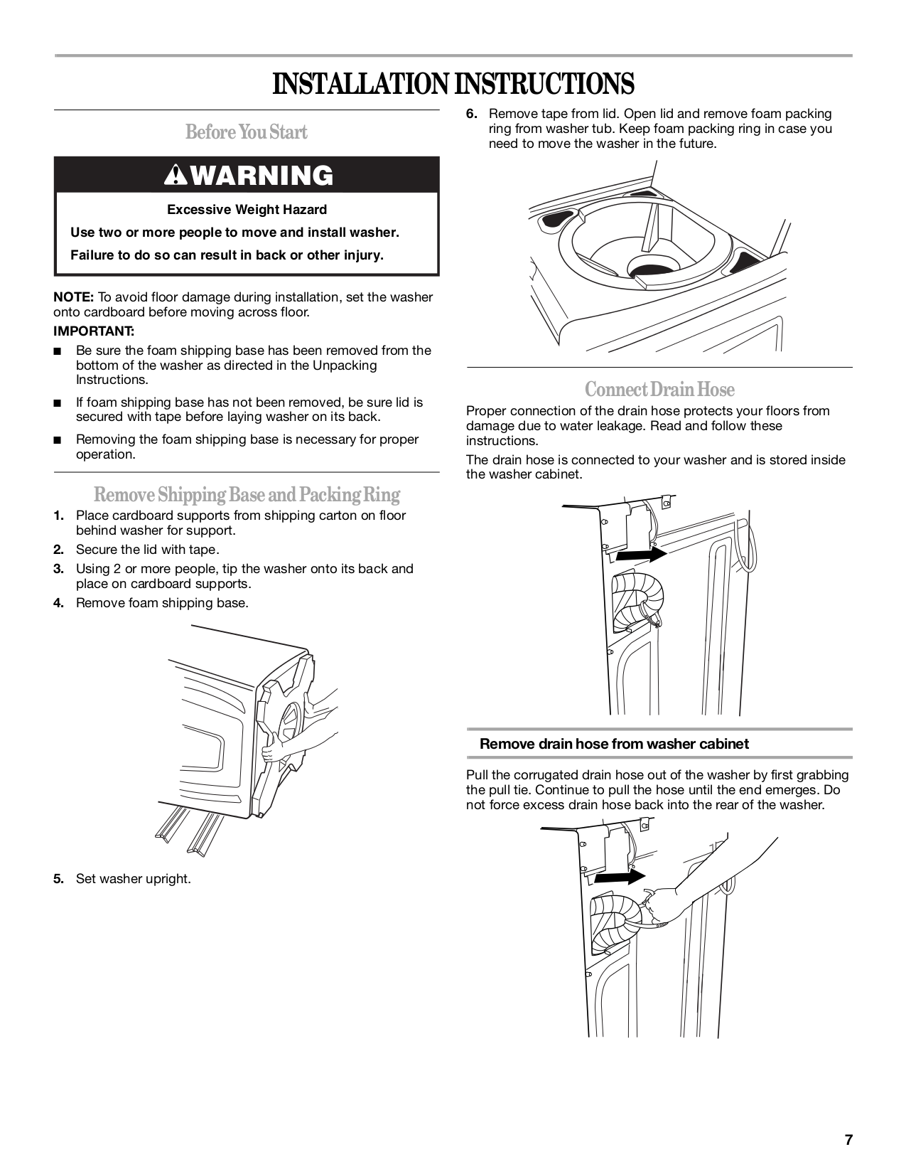 Whirlpool Washer Model Wtw5000dw3 Manual